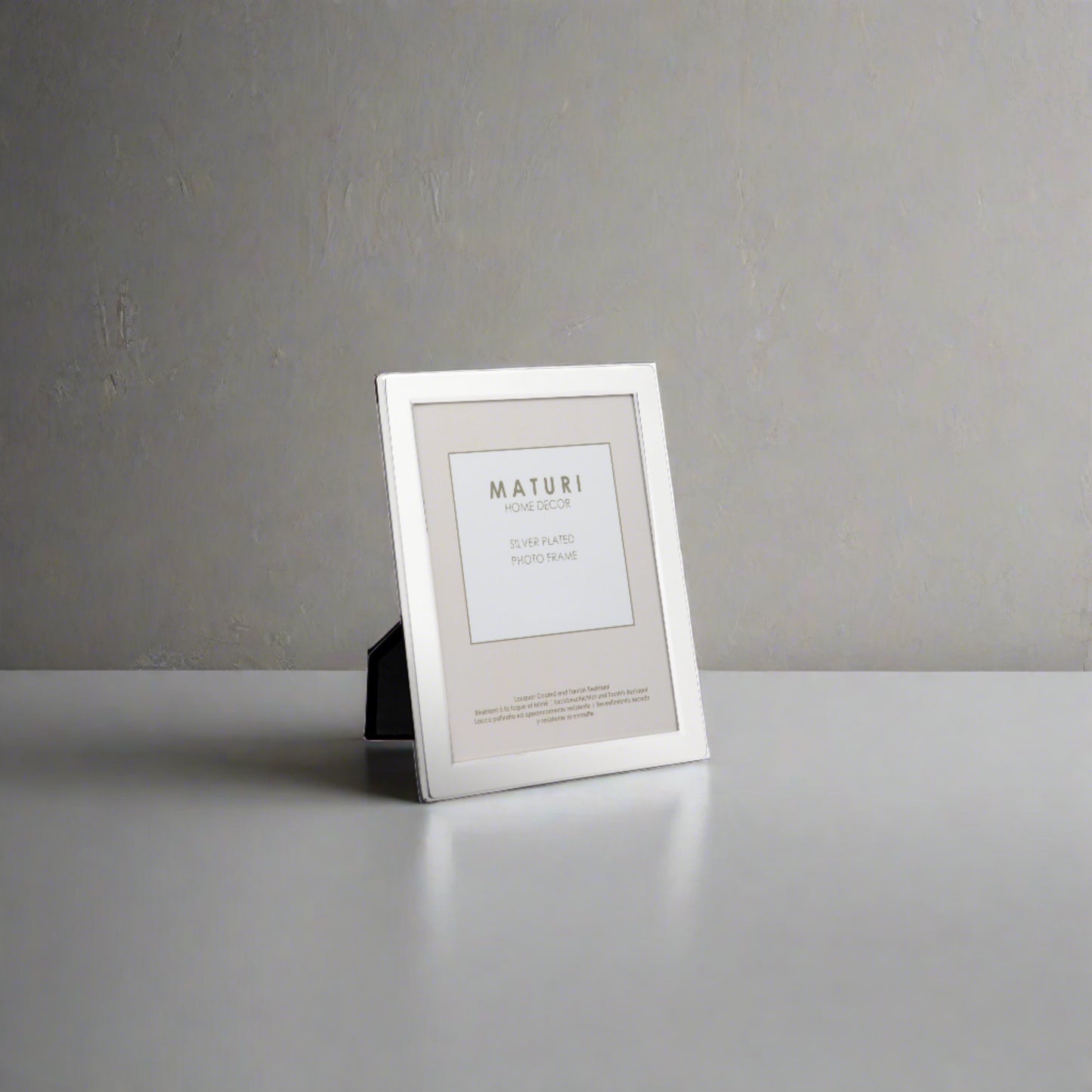 Silver Plated Flat Edge Photo Frame 2.5 x 3.5-inch