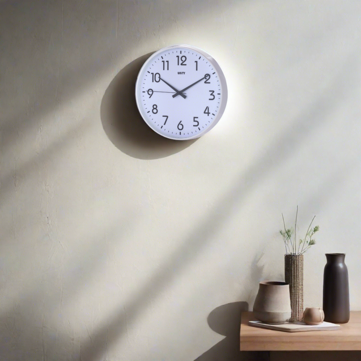 Fradley White Wall Clock