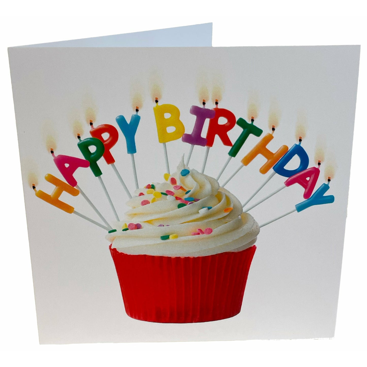 Happy Birthday Cupcake Card