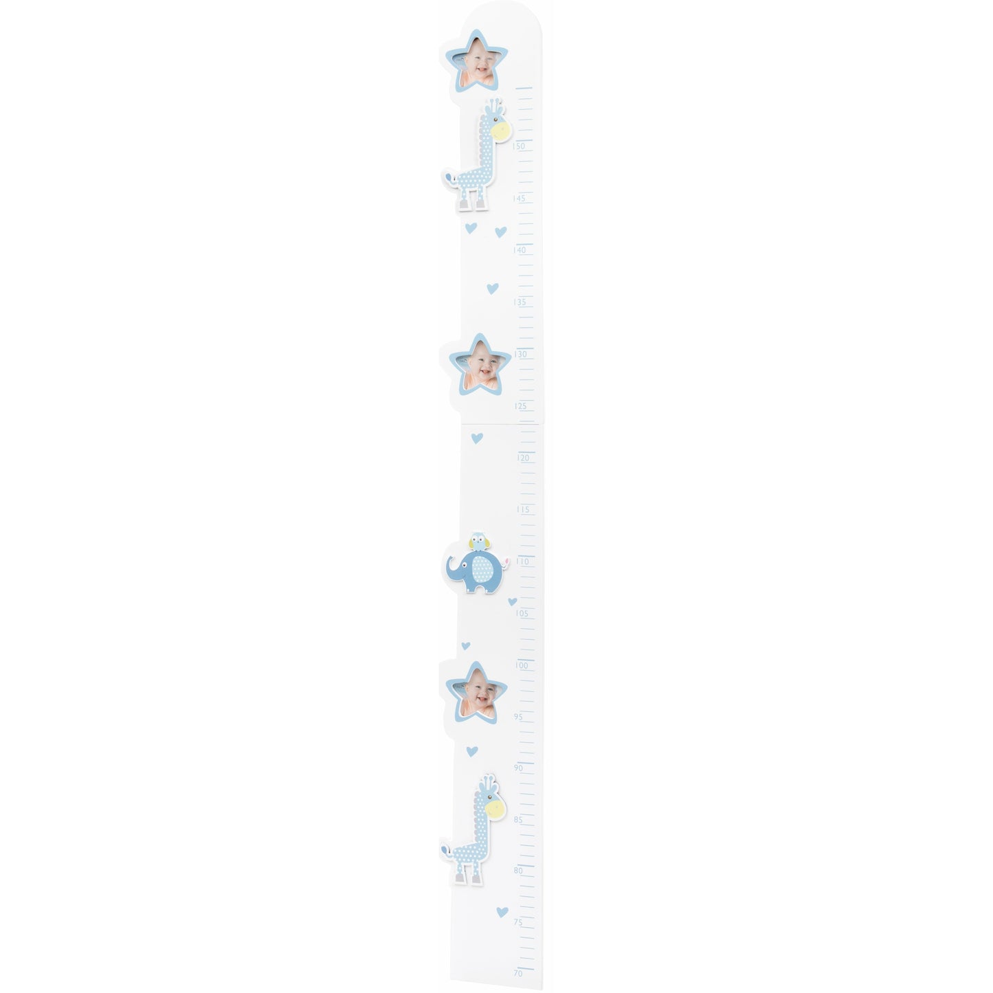 Blue Wooden Kids Height Chart