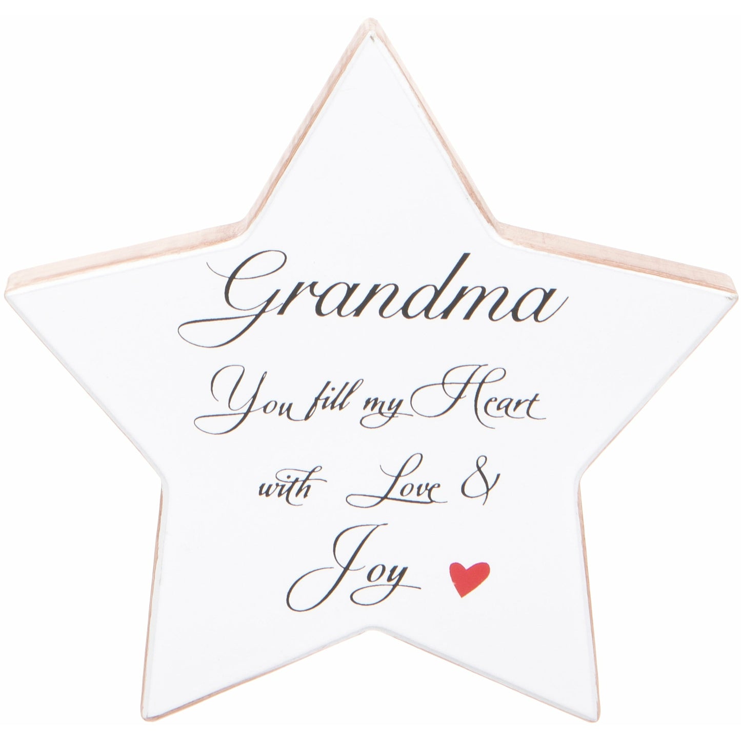 Grandma Star Plaque 16 x 16cm