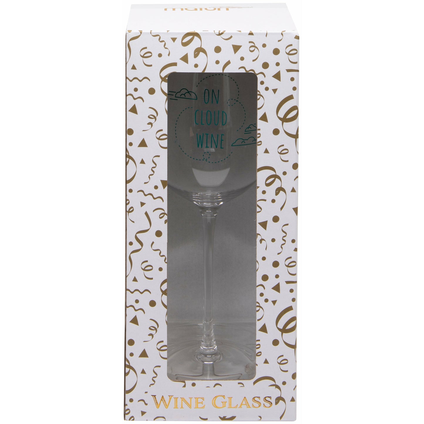 'On Cloud Wine' Wine Glass