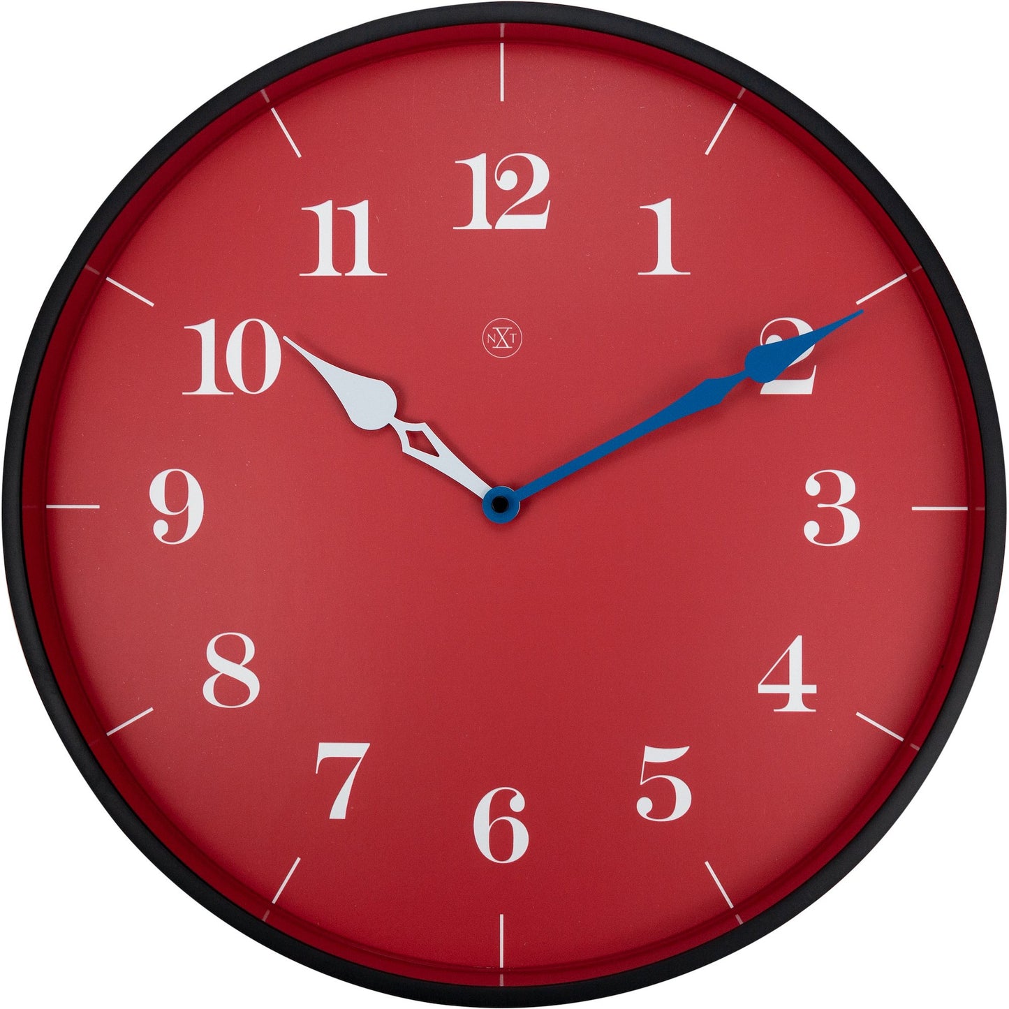 nXt - Wall clock - Ø 40 cm - Plastic - Red - 'Arthur'