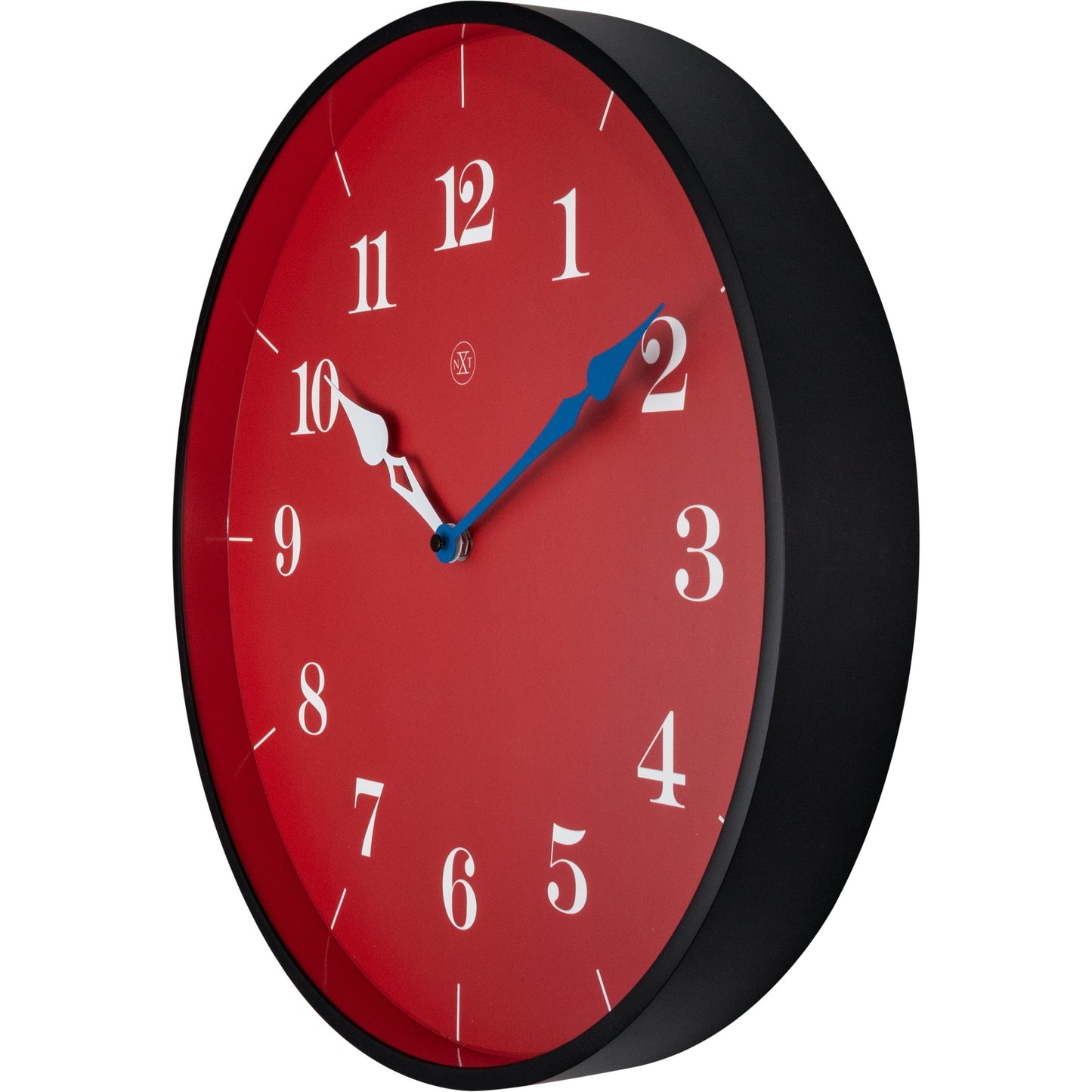 nXt - Wall clock - Ø 40 cm - Plastic - Red - 'Arthur'