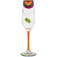 Load image into Gallery viewer, Hand Painted Pattern Champagne Flute