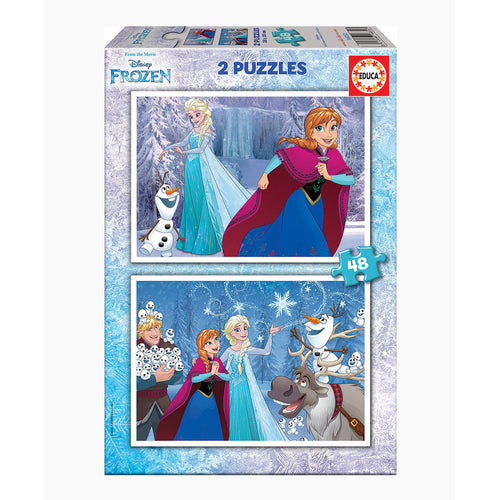 Frozen Jigsaw Set - 2 x 48 Pieces