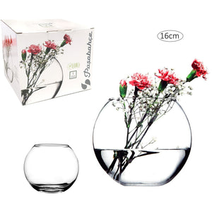 Glass Bowl Vase - 16cm