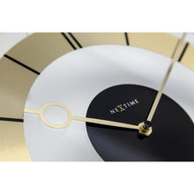 Load image into Gallery viewer, NeXtime - Wall clock – Ø 31 cm - Glass - Gold - &#39;Retro&#39;