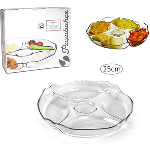 Glass Serving Plate 25cm