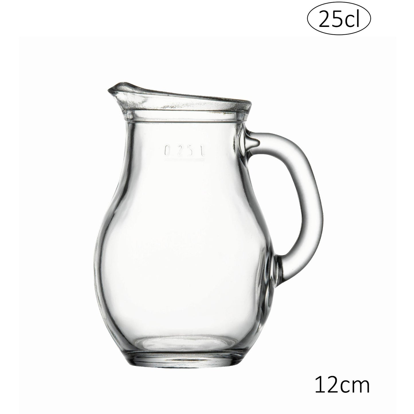 Glass Pitcher - 0.25 Litre