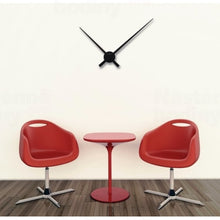 Load image into Gallery viewer, NeXtime - Wall clock – 48 x 3 cm – Aluminum - Black - &#39;Small Hands&#39;