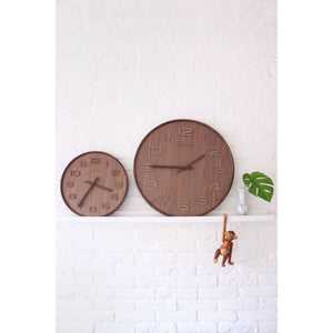 NeXtime - Wall clock – 53 x 3 cm - Wood - Brown - 'Wood Wood Big'