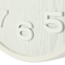 Load image into Gallery viewer, NeXtime - Wall clock – 35 cm - Wood - White - &#39;Wood Wood Medium&#39;