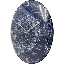 Load image into Gallery viewer, NeXtime - Wall clock – Ø 35 cm  - Dome Glass - Glow-in-the-dark- &#39;Milky Way dome&#39;