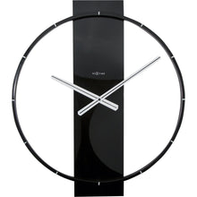 Load image into Gallery viewer, NeXtime - Wall clock – 50.8 x 58.2 x 4.3 cm - Wood/Steel - Black