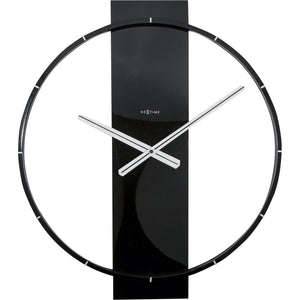 NeXtime - Wall clock – 50.8 x 58.2 x 4.3 cm - Wood/Steel - Black