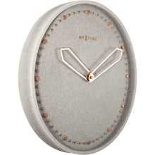 Load image into Gallery viewer, NeXtime - Wall clock - Ø 35 cm - Polyresin – Grey - &#39;Cross&#39;