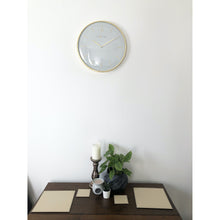 Load image into Gallery viewer, NeXtime - Wall clock- Ø 40 cm – Metal – Dome shaped glass- White – &#39;Glamour&#39;