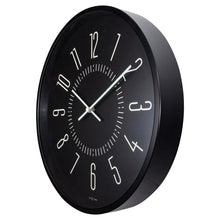 Load image into Gallery viewer, Wall Clock - Glow in the dark - Black - 35cm - Silent - Luminous - NeXtime