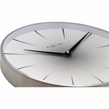 Load image into Gallery viewer, NeXtime - Wall clock - Ø 40 cm - Metal - White - &#39;2 Seconds&#39;