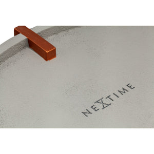 NeXtime - Wall clock - Ø 32 cm - Concrete - Grey - 'Mohawk Wall'