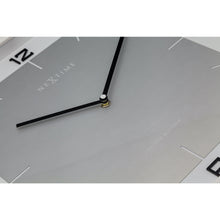 Load image into Gallery viewer, NeXtime - Wall clock - 40 x 40 x 4 cm - Wood - White - &#39;Square Wall&#39;