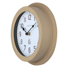 Load image into Gallery viewer, Outdoor Wall clock - 22 cm Ø - Metal - Brown -&quot;Poppy&quot;
