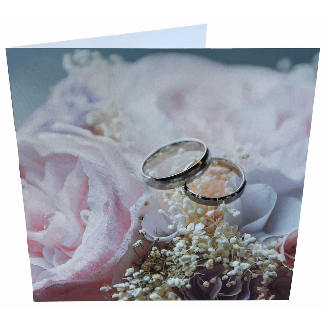 Rings and Flowers Card