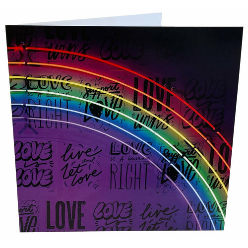 Rainbow Love Card