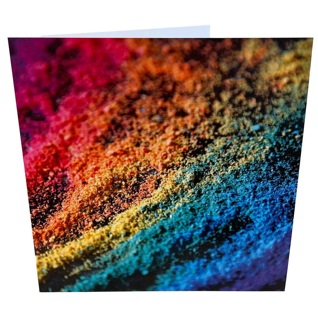 Rainbow Sand Card