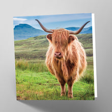 Load image into Gallery viewer, Highland Cow Card