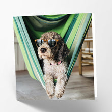 Load image into Gallery viewer, Relaxing Dog Greetings Card