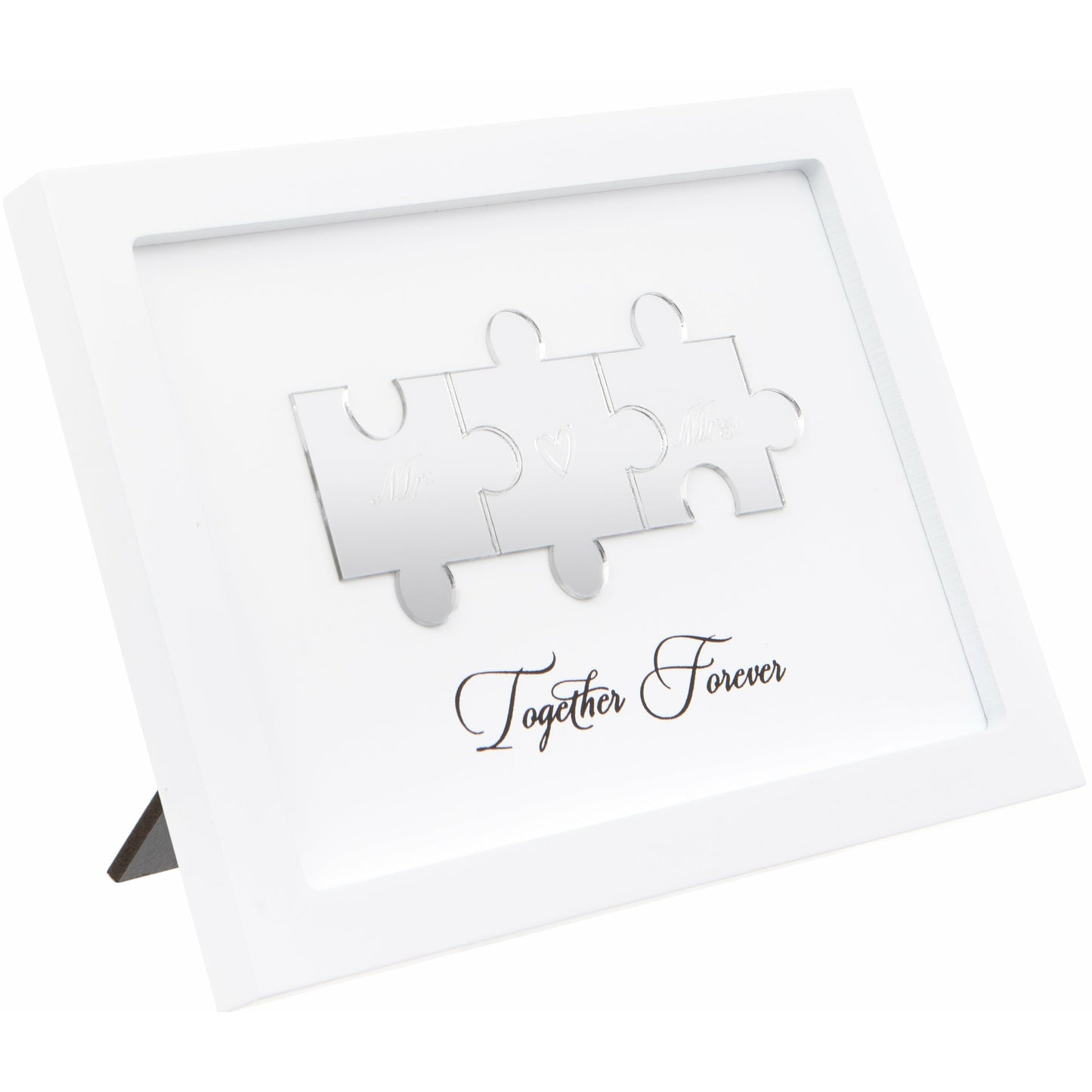 Mr and Mrs Together Forever Jigsaw Plaque