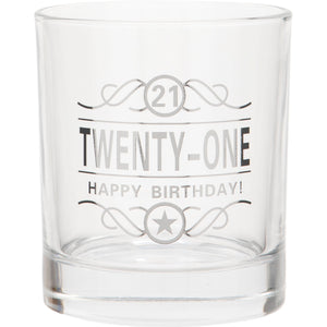 Spirit Glass for Birthday - 21st