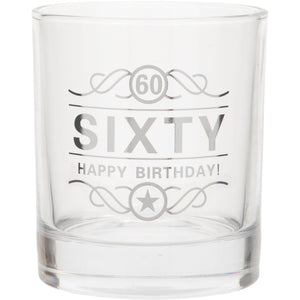 Spirit Glass for Birthday - 60th
