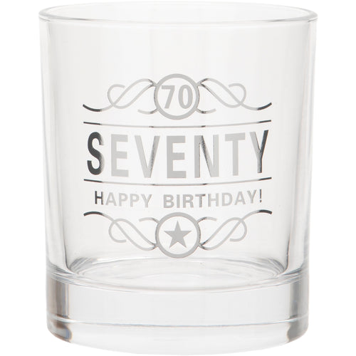 Spirit Glass for Birthday - 70th