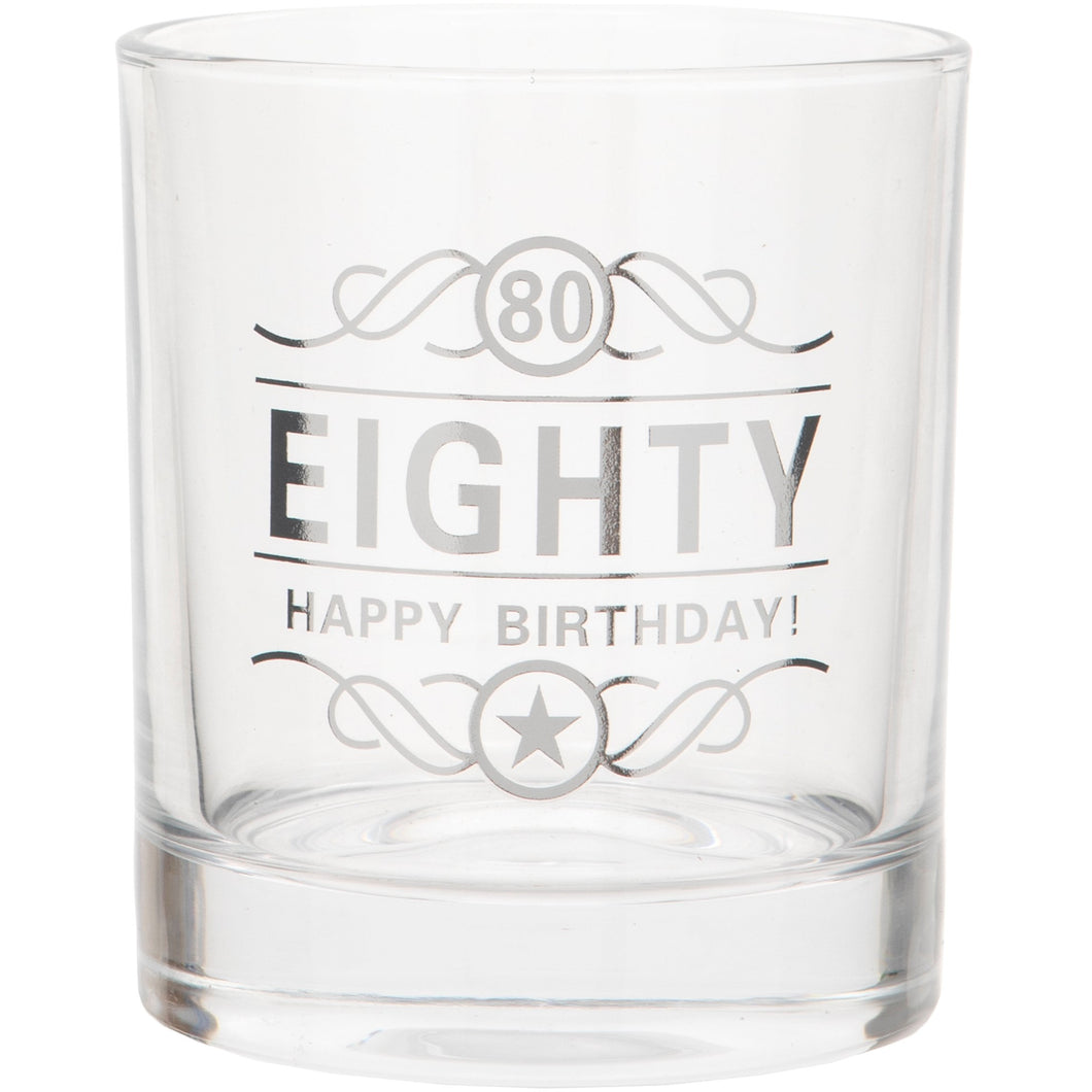 Spirit Glass for Birthday - 80th