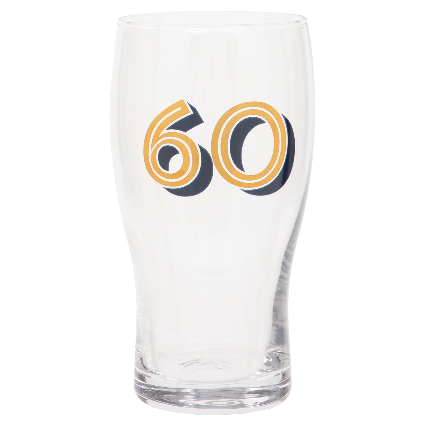 Gold Collection 60th Birthday Beer Glass