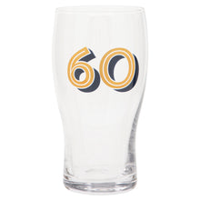 Load image into Gallery viewer, Gold Collection 60th Birthday Beer Glass