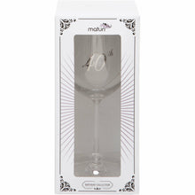 Load image into Gallery viewer, Etched Heart Wine Glass - 40th