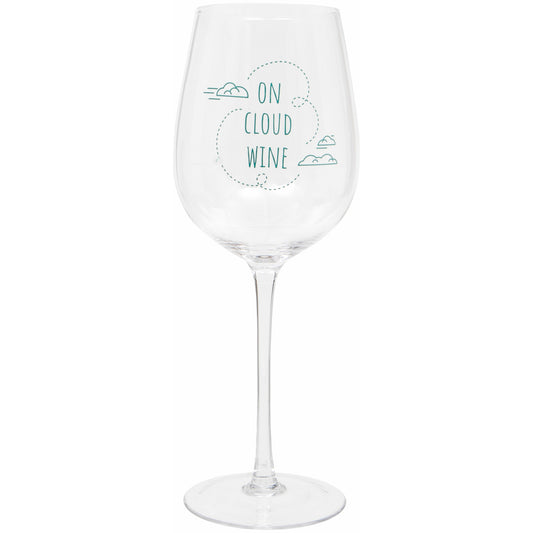 'On Cloud Wine' Wine Glass