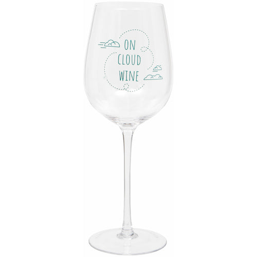 'On Cloud Wine' Wine Glass