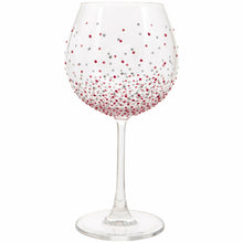 Load image into Gallery viewer, Hand Painted Red Dot Gin Glass