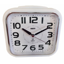 Load image into Gallery viewer, Large Bold Alarm Clock in White