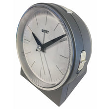Load image into Gallery viewer, Bell Alarm Clock in Matt Silver