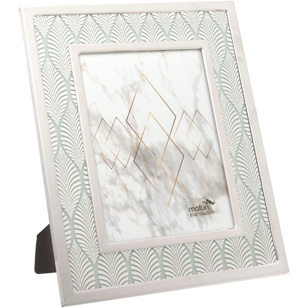 Stainless Steel Silver Photo Frame 6 x 8