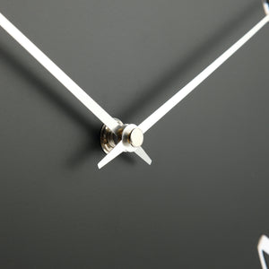 NeXtime - Table clock – 40 x 40.5 cm - Metal - Light unit- Black - 'Ting Table'