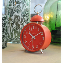 Load image into Gallery viewer, NeXtime - Alarm clock – Ø 16 cm - Metal – Red – Loud Alarm- &#39;Single Bell&#39;