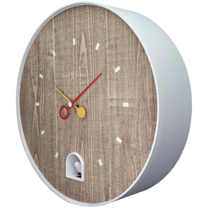 NeXtime - Wall clock - Ø 30 cm - ABS - White - 'Nightingale White'