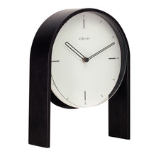 Load image into Gallery viewer, NeXtime- Table clock - 27 x 21 x 6,5 cm - Wood - White - &#39;Noa Table&#39;